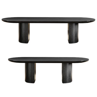 GUBI Moon Dining Table - Rectangular — Descargar