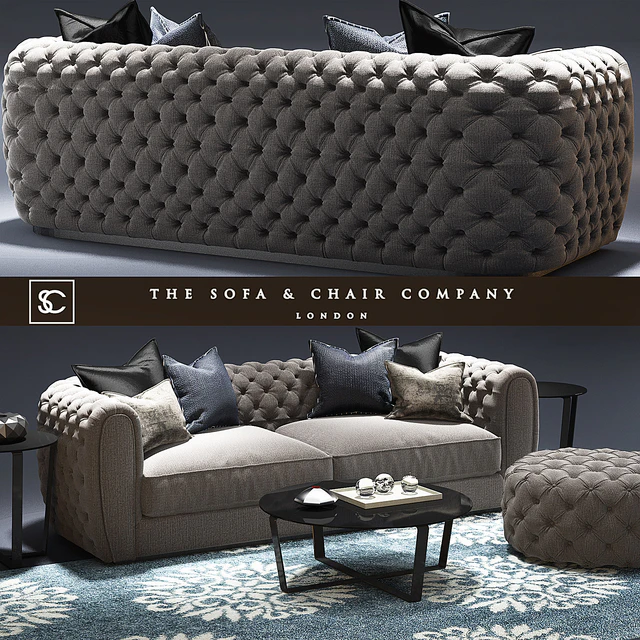 Windsor sofa The sofa and chair company Cromwell table Tufted sofs — Descargar