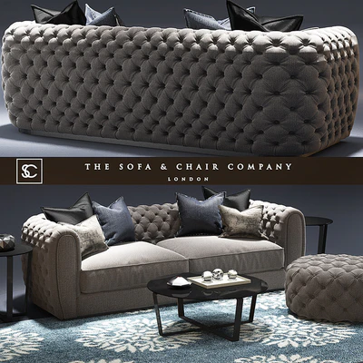Windsor sofa The sofa and chair company Cromwell table Tufted sofs — Ver 1