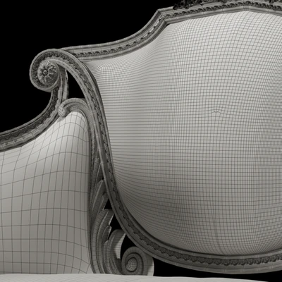 kosovart rococo armchair — Ver 2