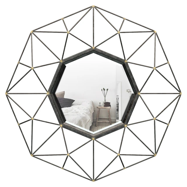 Coll Round Metal Wall Mirror MCRW5888 — Скачать