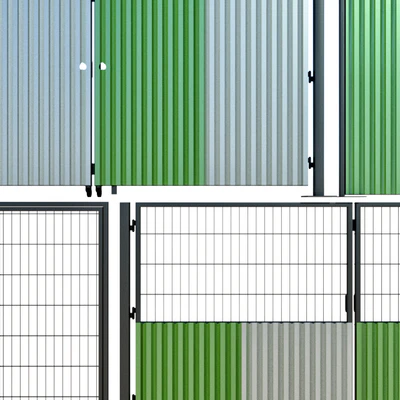 Oar gate, gate for building, a site — Ver 2