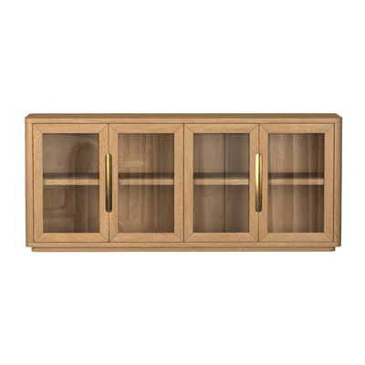 BRETON GLASS 4-DOOR SIDEBOARD — Ver 4