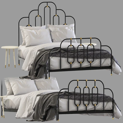 Bed Anthropologie art deco bed — Ver 1