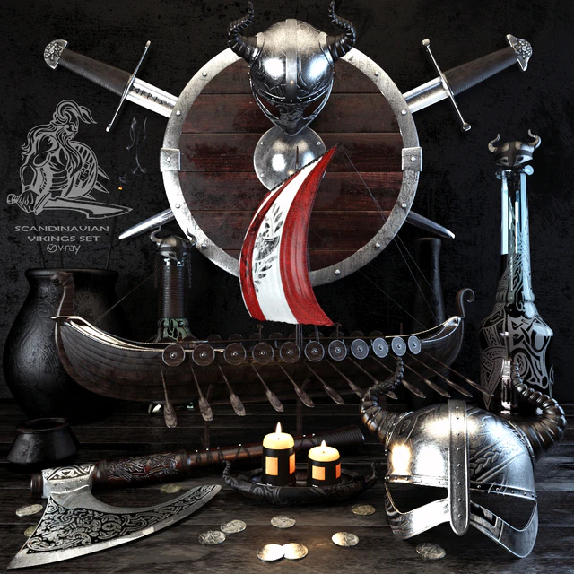 Scandinavian vikings set — Descargar