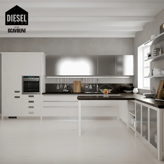Кухня Scavolini Diesel set 02 (V-ray3.6) — Скачать