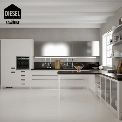 Кухня Scavolini Diesel set 02 (V-ray3.6) — Вид 2