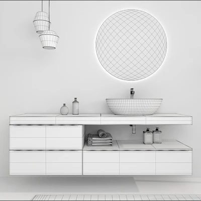 Bathroom furniture set Arcom e.Ly 4 — Ver 2