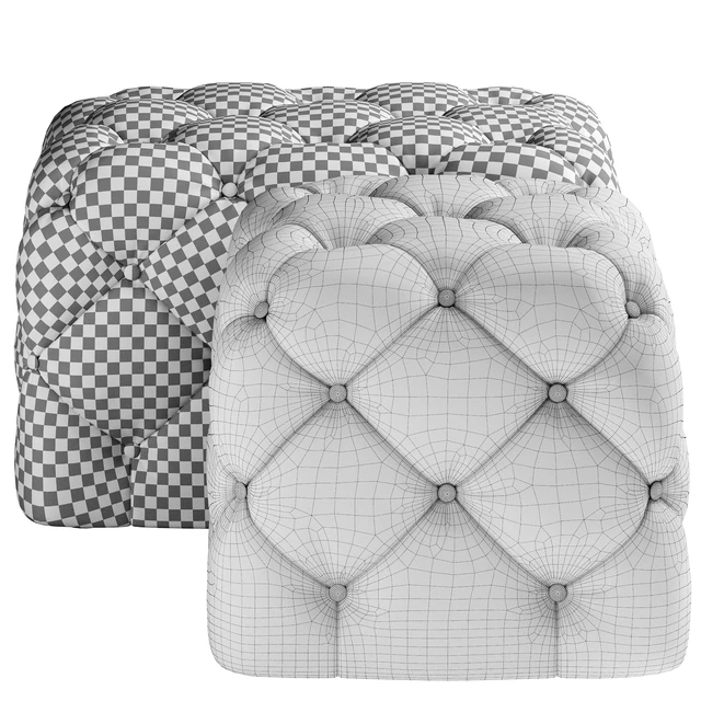 Tufted pouf CTS Salloti Tresor — Скачать