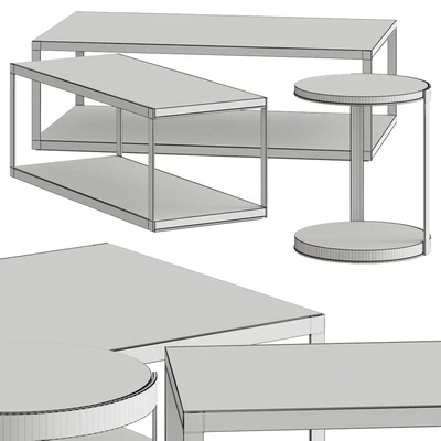 Molteni & C. Alisee Coffee Tables — Ver 2
