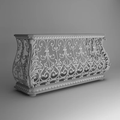 Pulaski Wrought Iron Classic Console Table — Ver 2