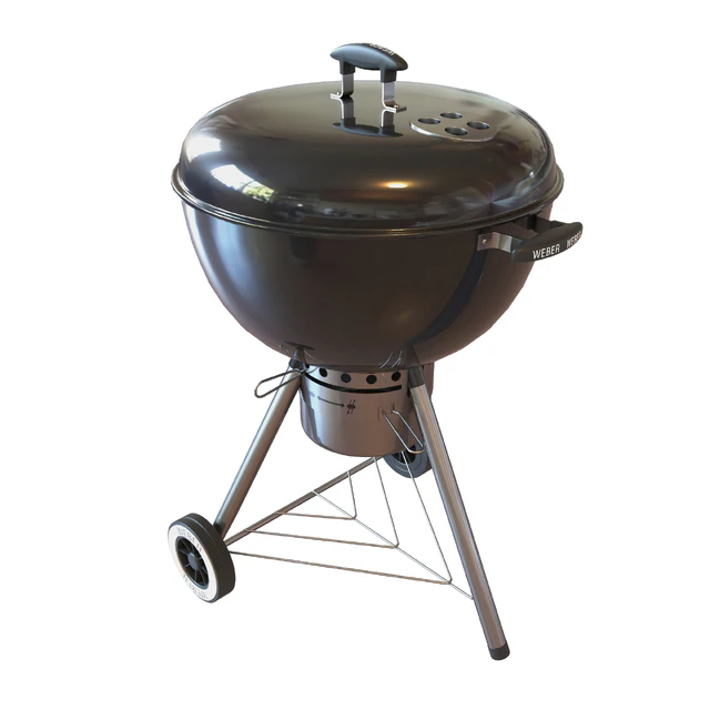 Street grill barbecue Weber One - Touch Gold Charcoal Grill — Descargar