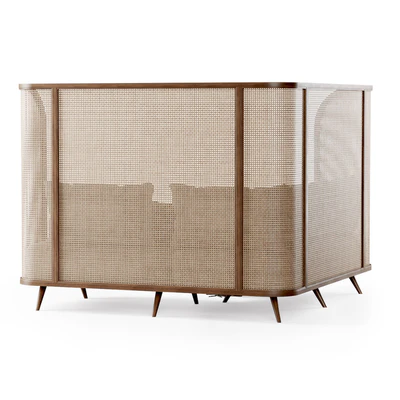 Corner garden sofa HLS high back / Rattan corner sofa — Ver 4