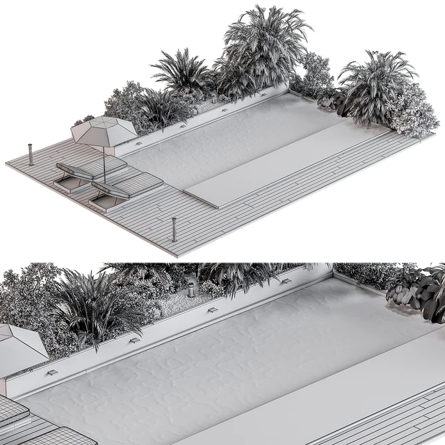 Landscape Furniture with Pool 69 — Скачать