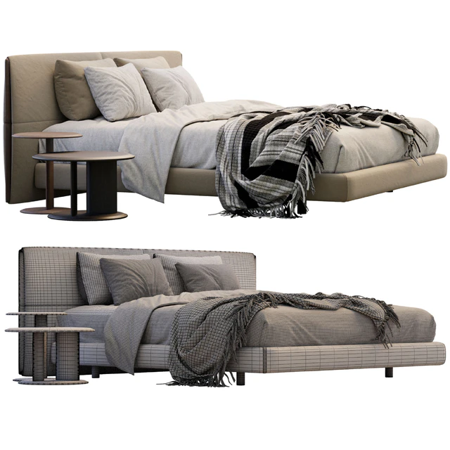 Yume Bed By Poliform — Скачать