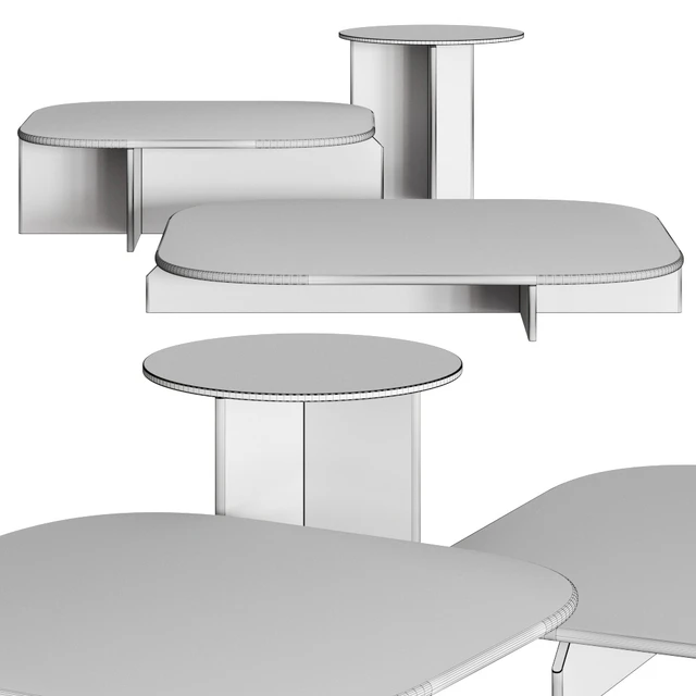 Ditre Italia Polyura Coffee Tables — Скачать