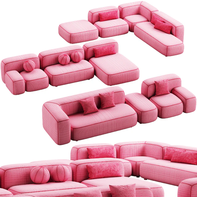 476 modular sofa ribbl by divan.ru 3 options part 2 — Descargar