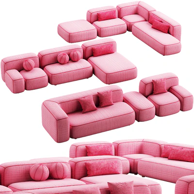 476 modular sofa ribbl by divan.ru 3 options part 2 — Ver 3