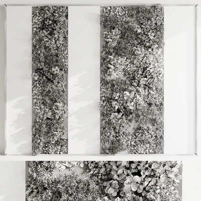 Vertical Wall Garden With Rock frame - 27 — Ver 2