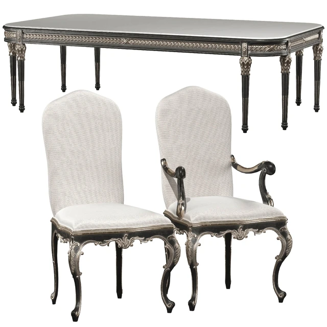 kosovart victoria dining table and chair — Descargar