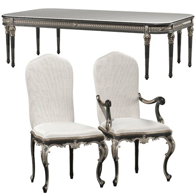 kosovart victoria dining table and chair — Ver 3