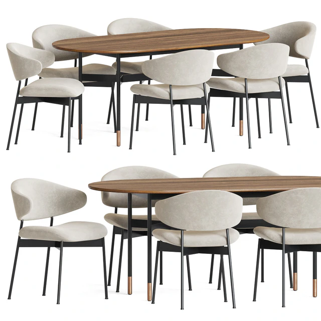 Luz Chair Harri Table Dining Set — Descargar