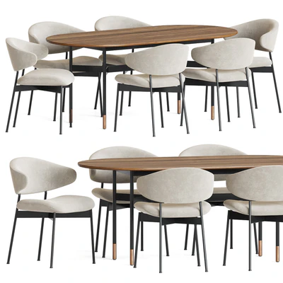 Luz Chair Harri Table Dining Set — Ver 1