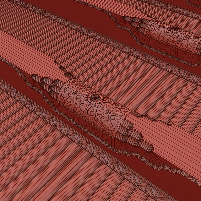 Uzbek carved beam — Descargar