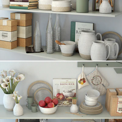 Set kitchen Green J17 — Ver 3