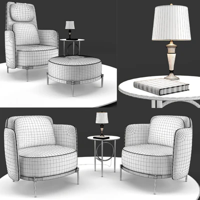 Minotti tape dark set — Вид 2