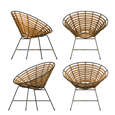 Kubu round chair — Ver 3