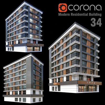 Modern Residential Building 34 — Вид 1