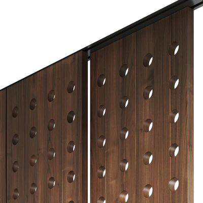 Decorative sliding partition Mobius — Ver 2