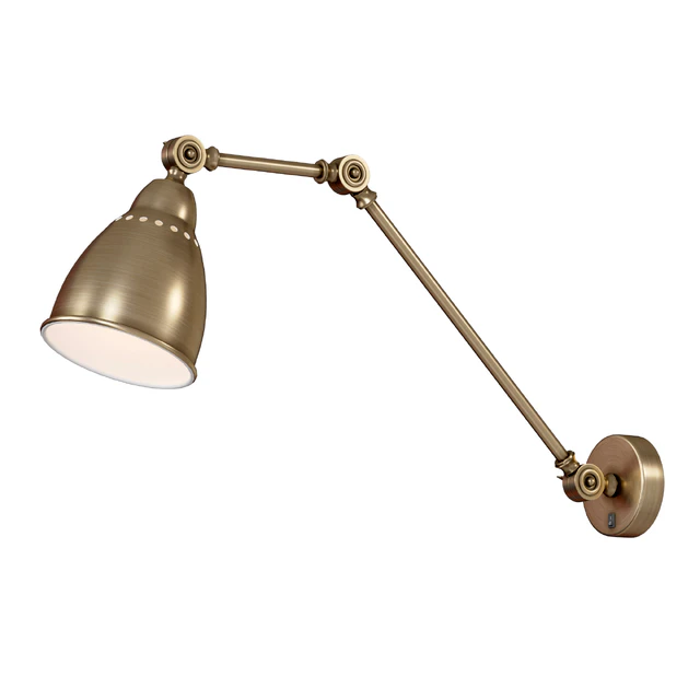 Бра с выключателем A2055AP-1AB, 1BK, 1GY, 1SS, 1WH — Скачать