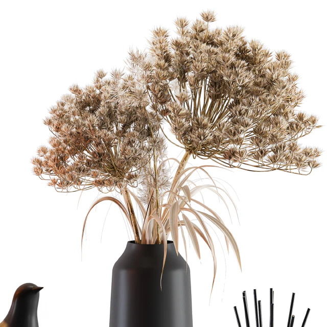 Decorative Set Lampshade with Dried Plants — Descargar