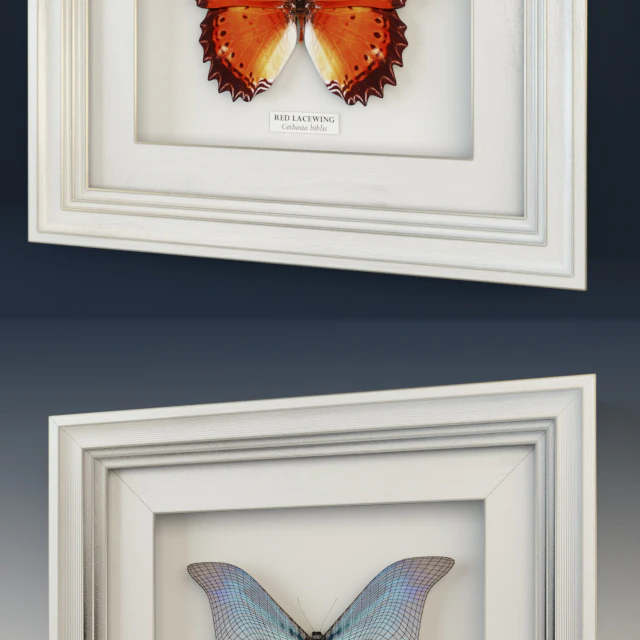 Decorative set of butterflies — Descargar