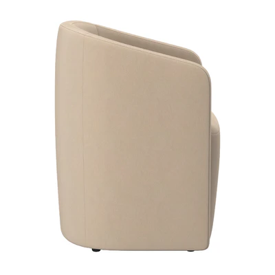 AURELIE BARRELBACK FABRIC ARMCHAIR — Вид 4