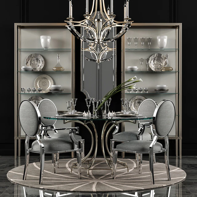 Miramont Round Dining Table (Bernhardt) — Descargar