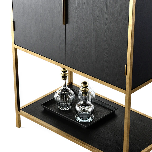 Crate and Barrel Oxford Bar Cabinet — Скачать