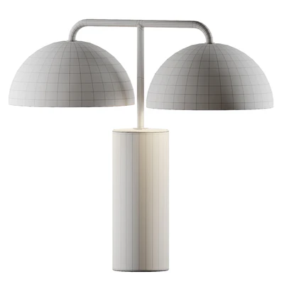Domes Black Marble Table Lamp by Cb2 Exclusive — Вид 2