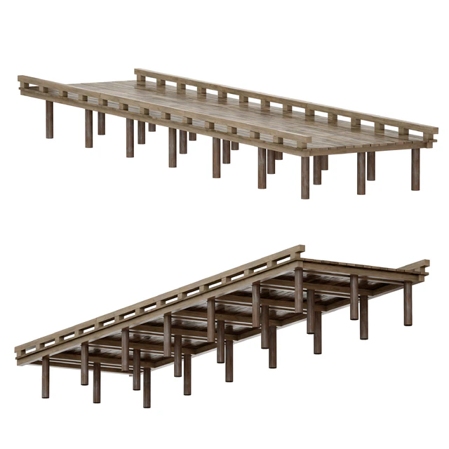 Прибрежный морской причал — Скачать