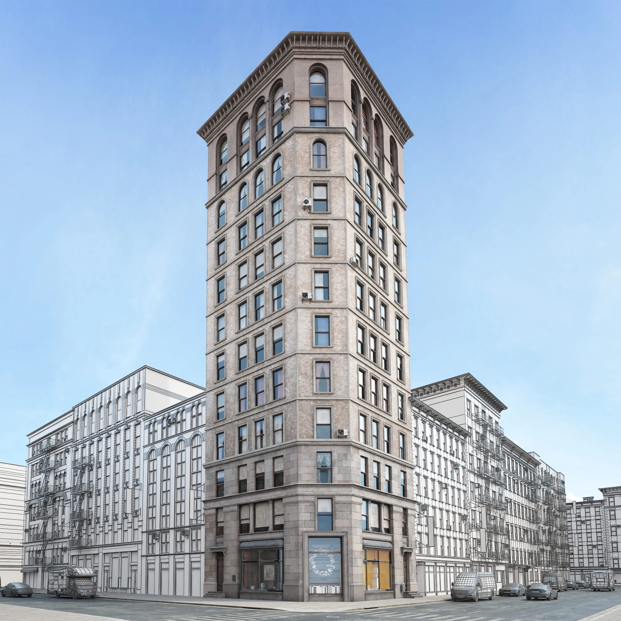 new york style buildings 047 — Download