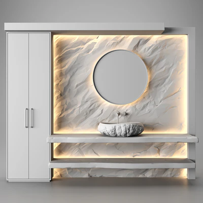Bathroom Furniture Set 4 — Ver 4