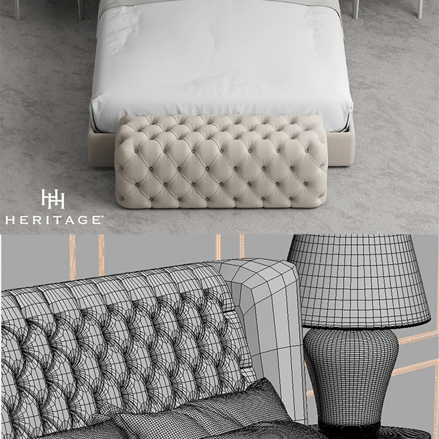 Кровать Heritage Collection Four Seasons Bed — Скачать