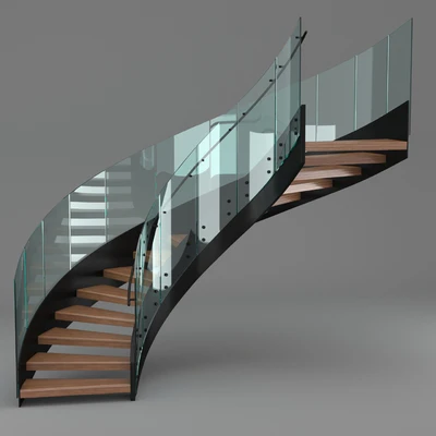 Donyavi half circle stair — Вид 1