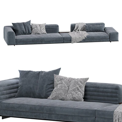 Sofa Roger Minotti 3 Version / 3 Color — Ver 3