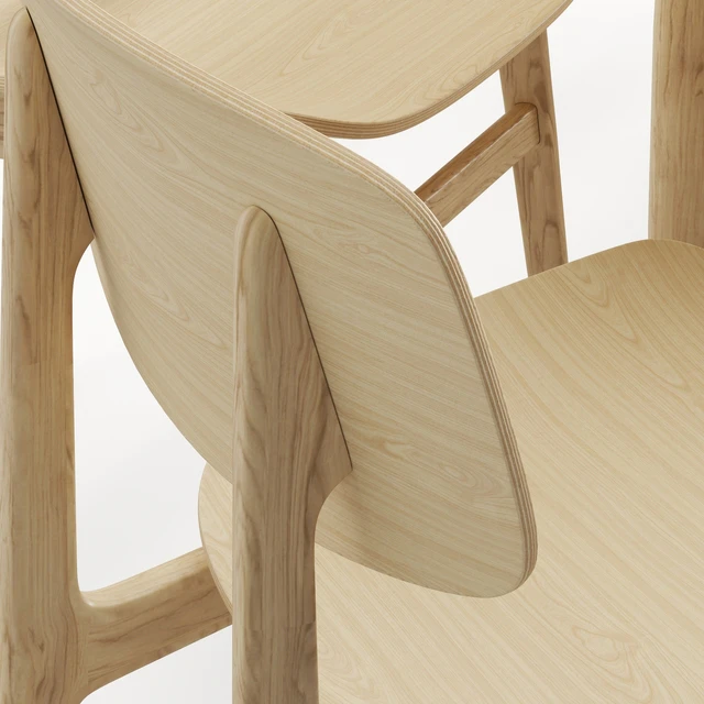 Dining chair and table - Norr11 — Скачать