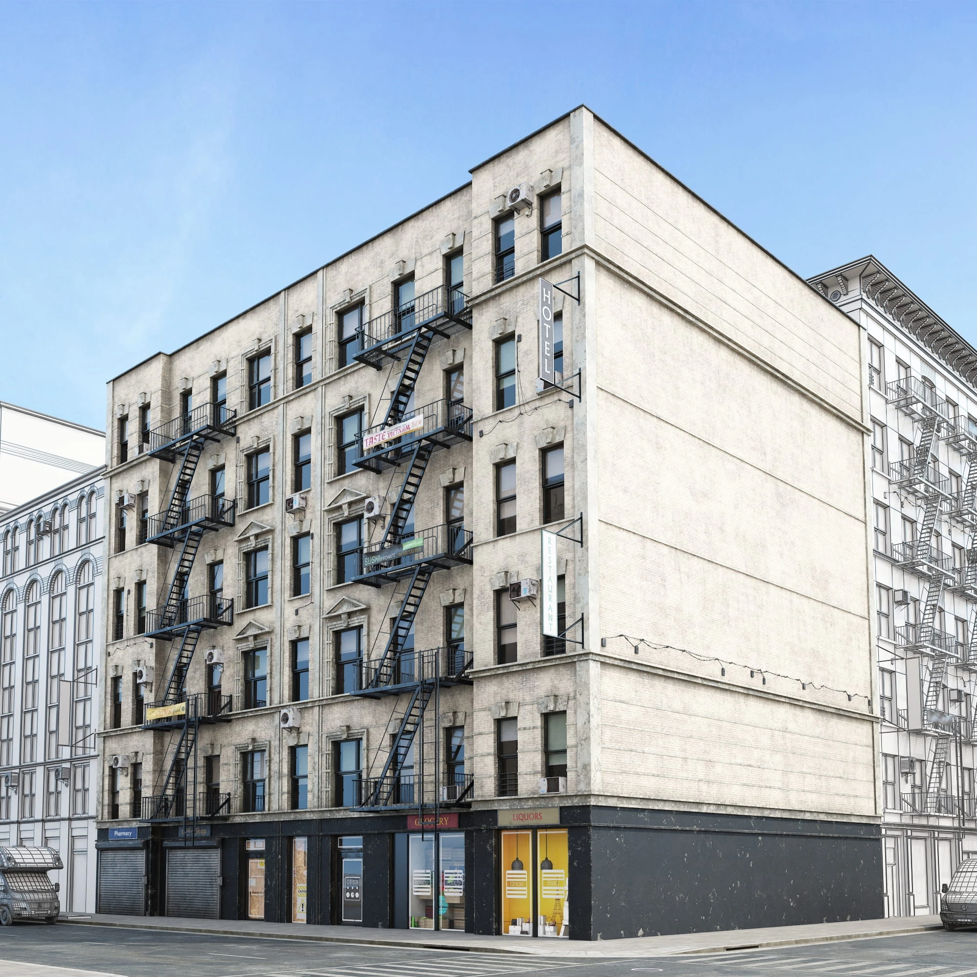 new york style buildings 039 — Descargar