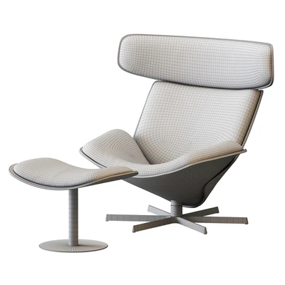 Almora B&B Italia Armchair and Footrest — Вид 3