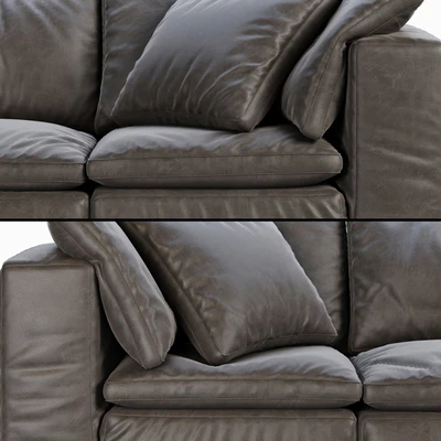 RH Cloud Modular Leather Sofa — Вид 2